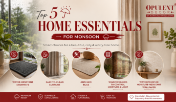Top 5 Home Essentials for Monsoon to keep Home Dry & Stylish